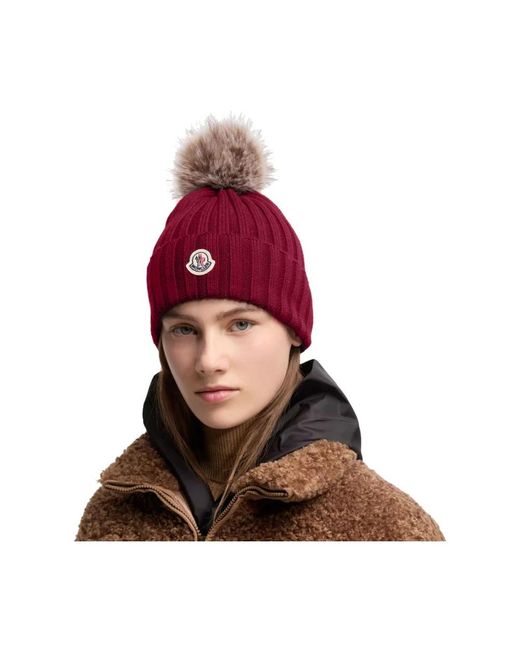 Moncler Red Beanies