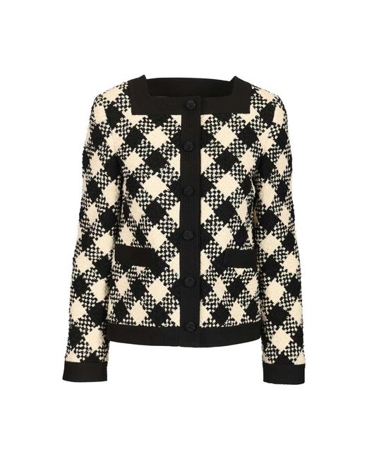 Valentino Garavani Black Tweed Jackets