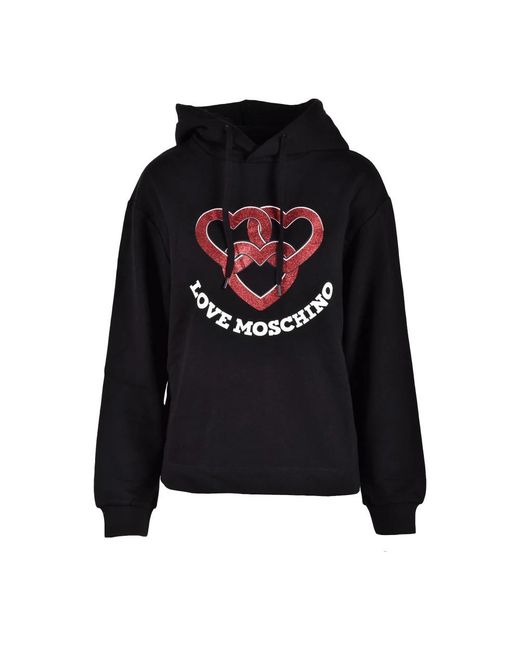Love Moschino Black Hoodies
