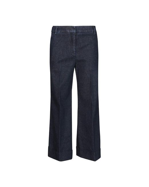 Jacob Cohen Wide Trousers in het Blue