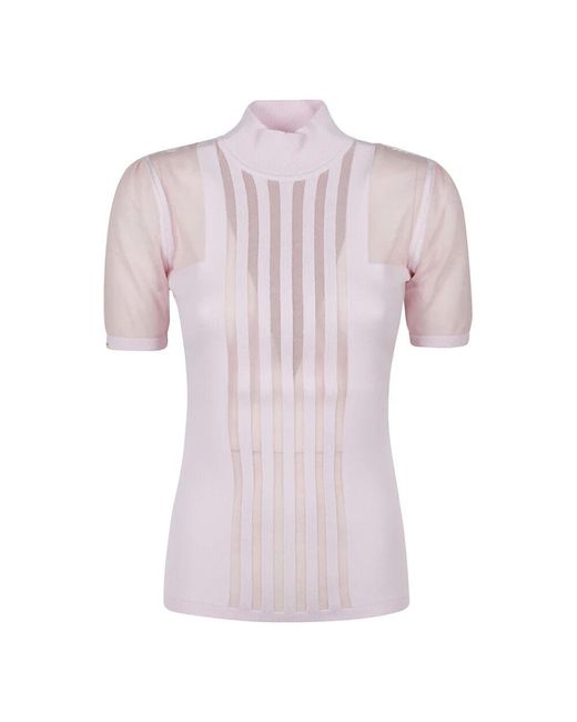 Elisabetta Franchi Pink Turtlenecks