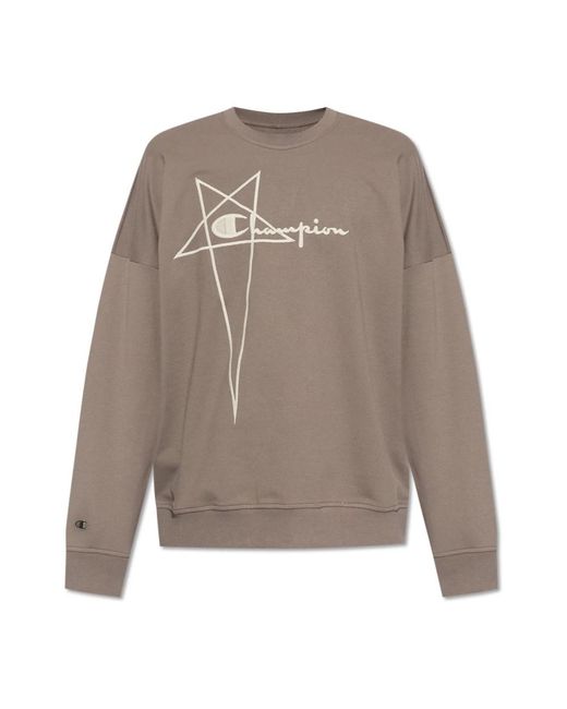 Rick Owens Gray Sweatshirts for men