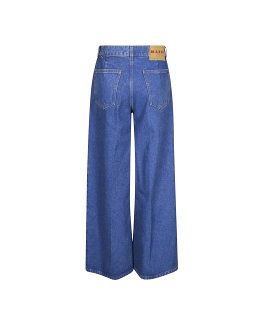 Marni Wide Jeans in het Blue