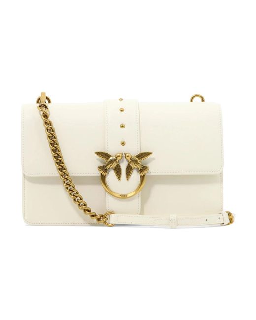 Pinko White Shoulder Bags