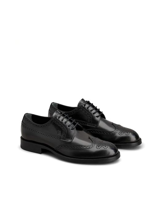 Tod's Laced Shoes in het Black voor heren