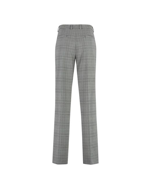 PT Torino Gray Straight Trousers