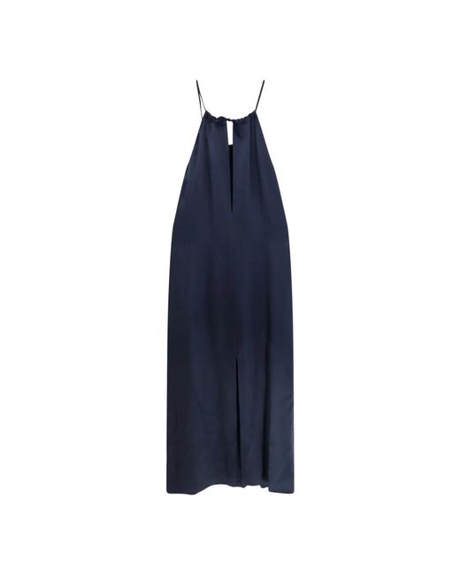 Erika Cavallini Semi Couture Blue Midi Dresses
