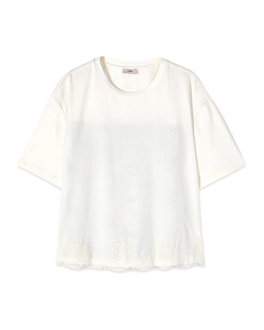 T-Shirts Oltre de color White