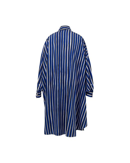 Bottega Veneta Blue Shirt Dresses