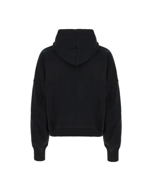 McQueen Hoodies & Sweatvesten ,Zwart ,Katoen Stijlvolle Sweatshirts Voor Mannen En Vrouwen in het Black voor heren