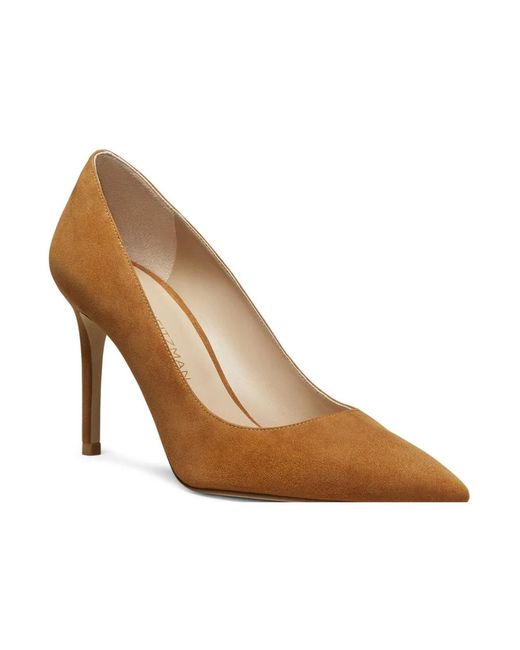 Stuart Weitzman Brown Stuart Power 85
