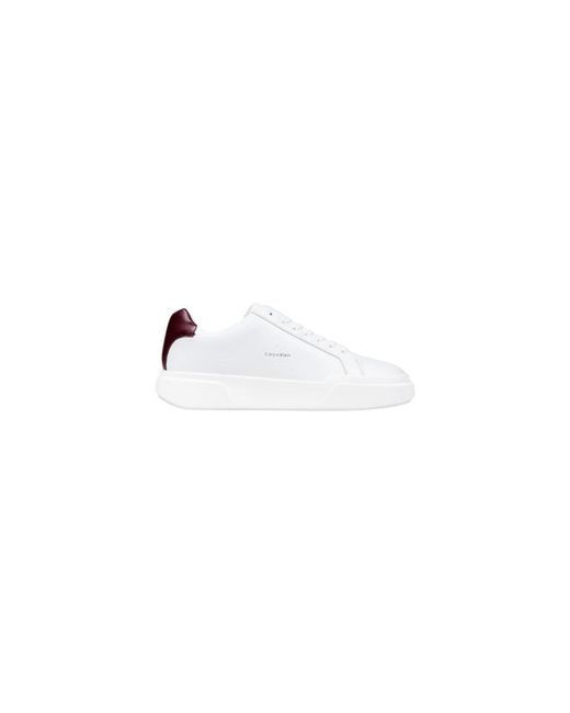 Calvin Klein White Leather Chunky Sneakers for men