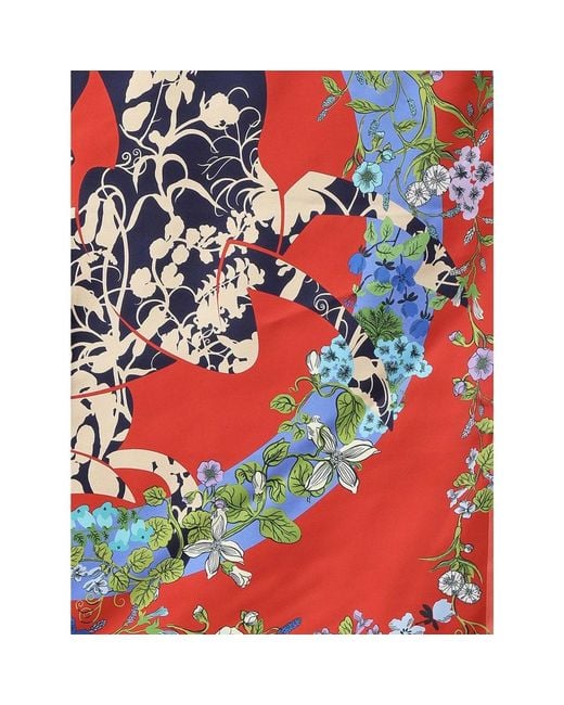 Ferragamo Red Silky Scarves