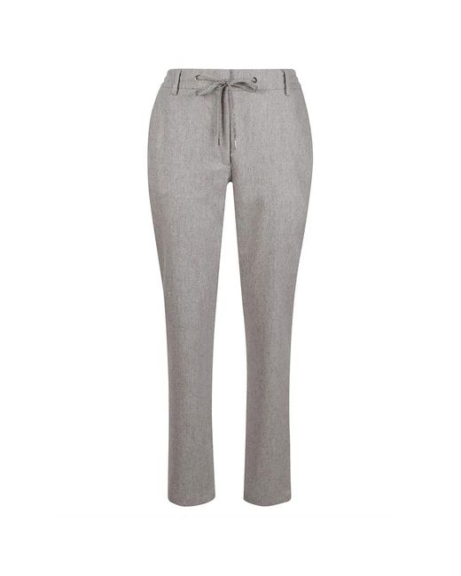 Eleventy Gray Slim-Fit Trousers