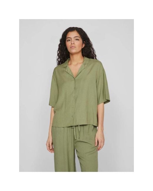 Shirts Vila de color Green