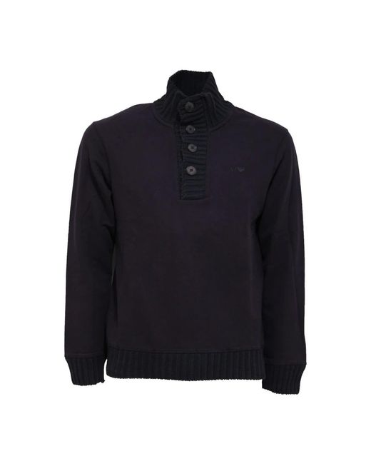 Turtlenecks Armani de hombre de color Blue