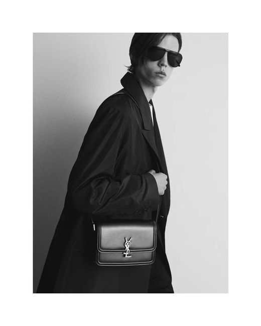 Saint Laurent Black Cross Body Bags for men