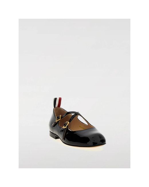 Thom Browne Black Ballerina Shoes