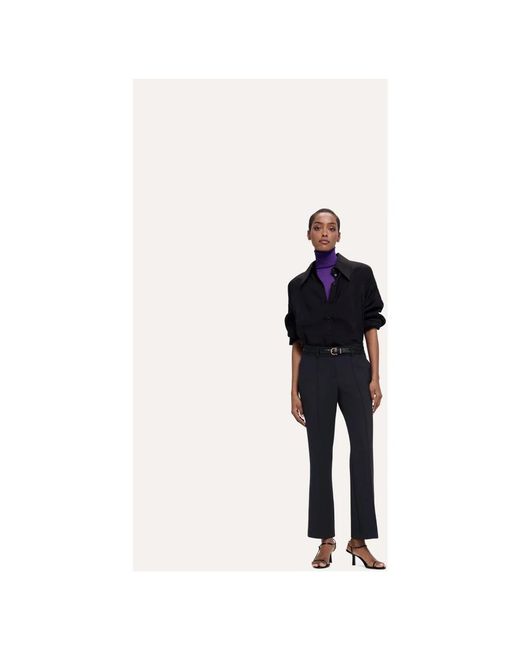 Cambio Gray Wide Trousers