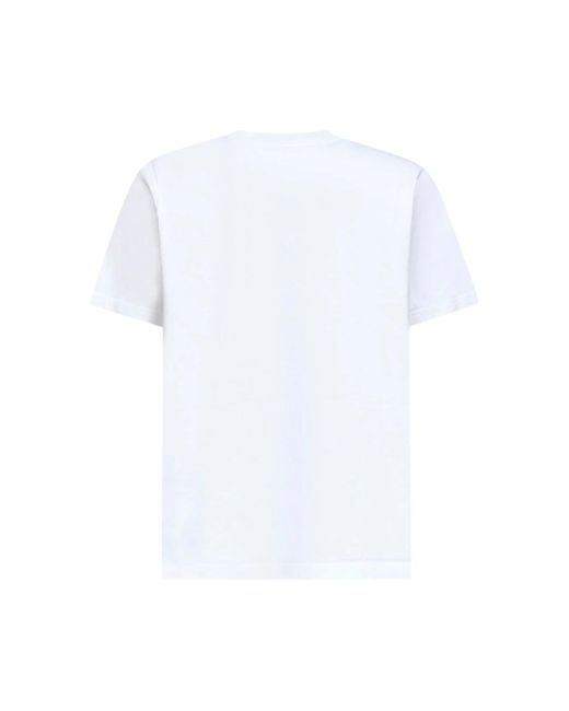 Casablanca Blue Graphic-Print Cotton T-Shirt for men