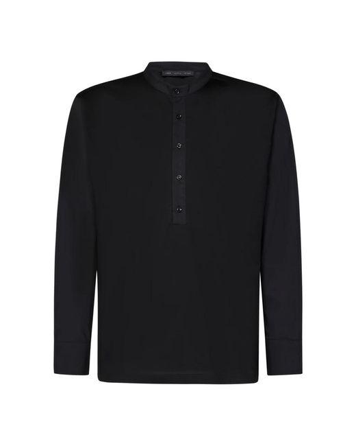 Low Brand Black Long Sleeve Tops for men