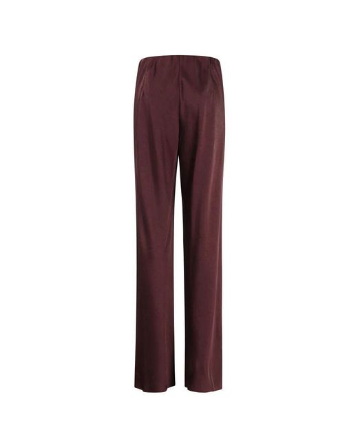 Vince Red Fluid bias stylisches top