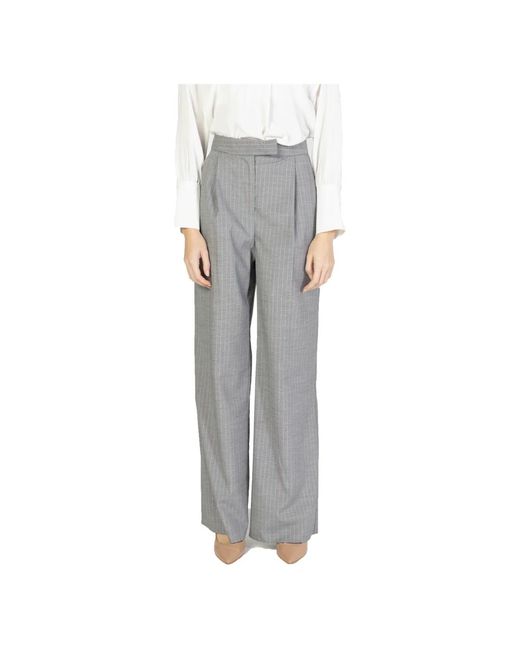Rinascimento Gray Wide Trousers
