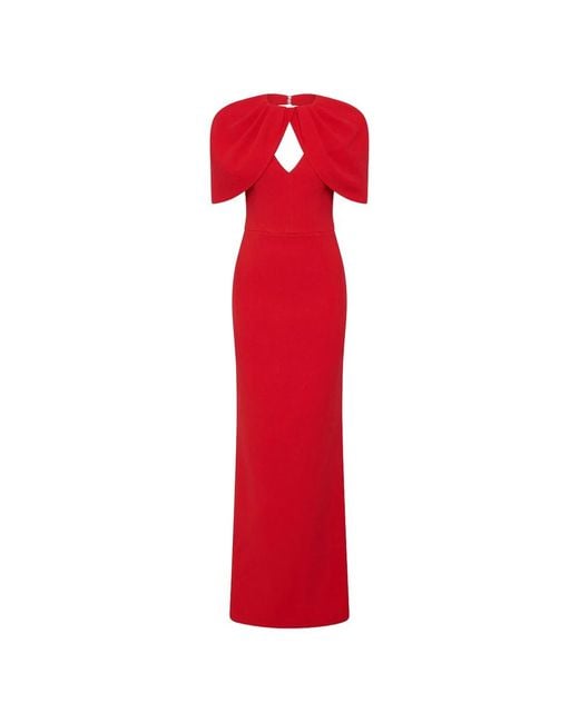 Maxi Dresses Rebecca Vallance de color Red