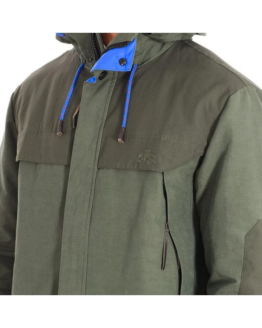 La Martina Green Winter Jackets for men