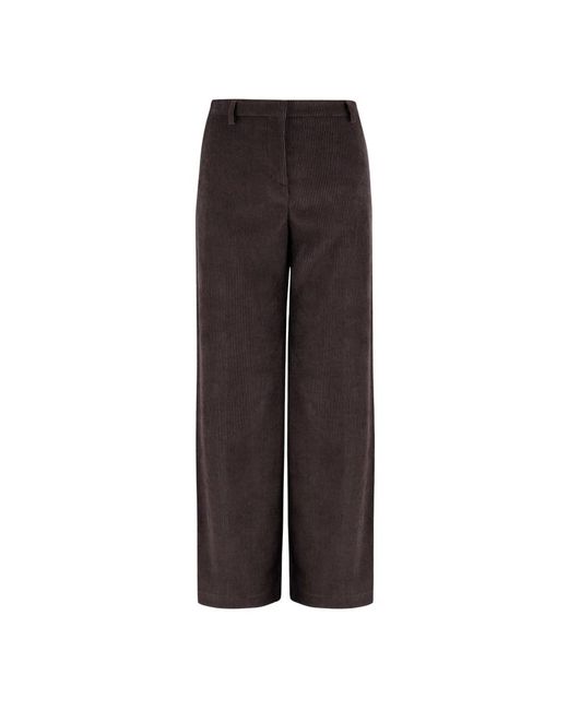 F.it Brown Wide Trousers