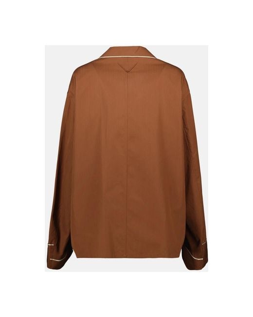 Prada Brown Shirts