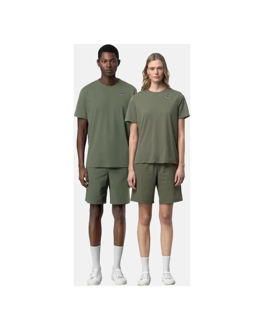 K-Way Green T-Shirts for men
