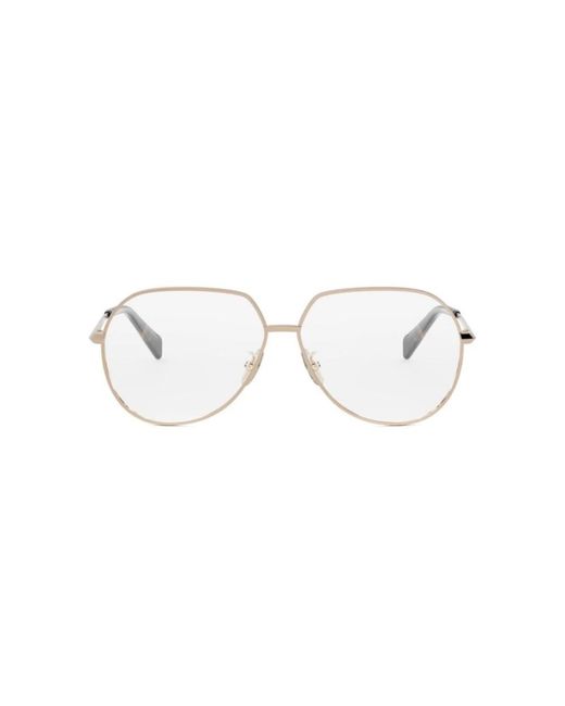 Céline Optical Frame in het Metallic