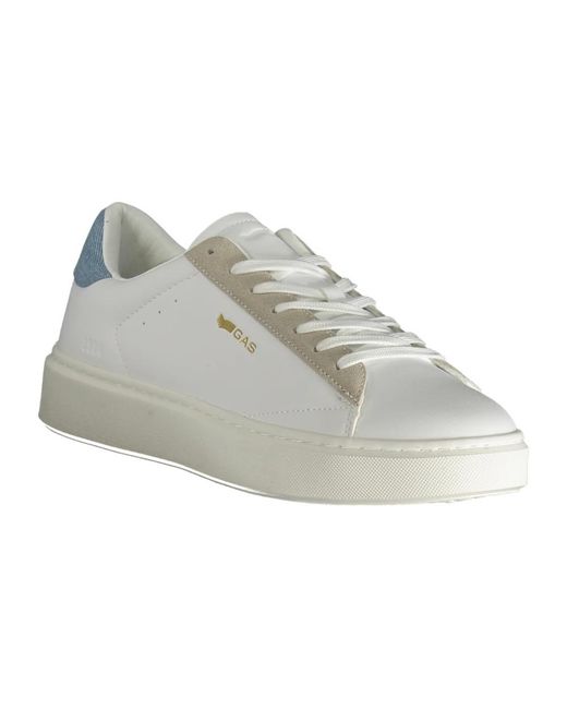 Gas White Sneakers for men