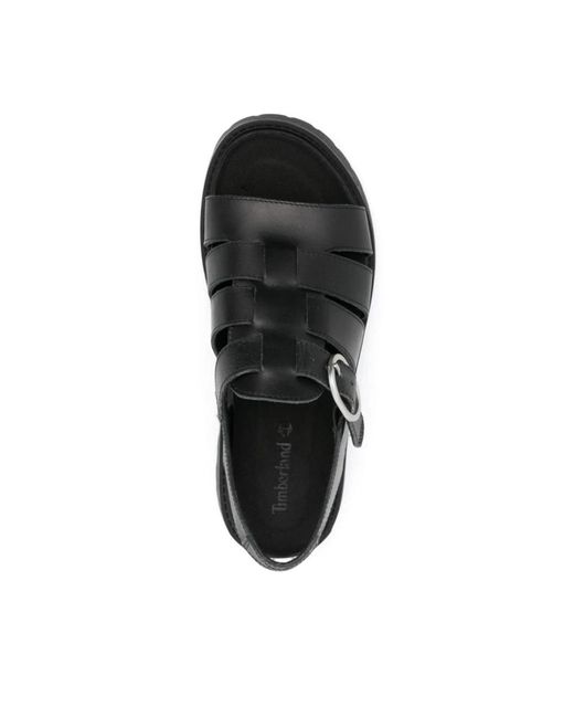 Timberland Black Flat sandals