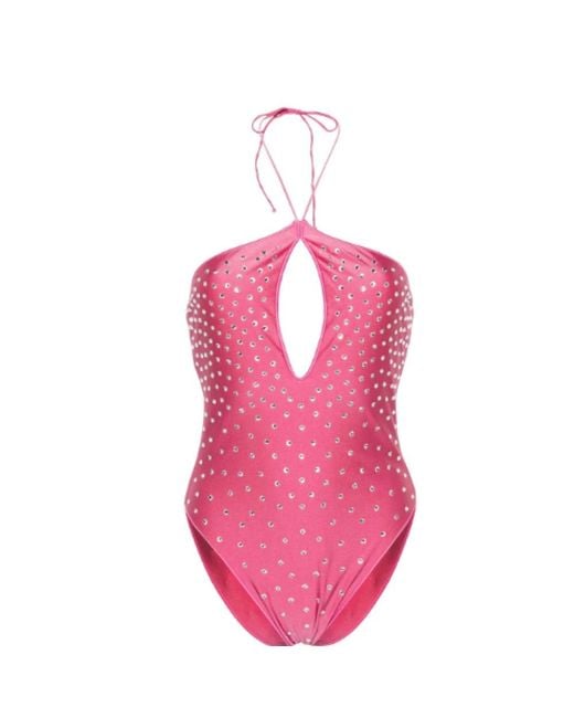 Oseree Pink One-Piece