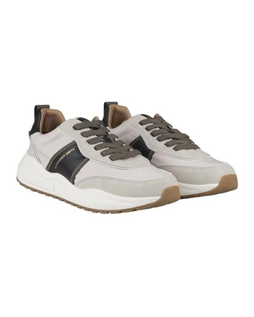 Alexander Smith Gray Sneakers for men