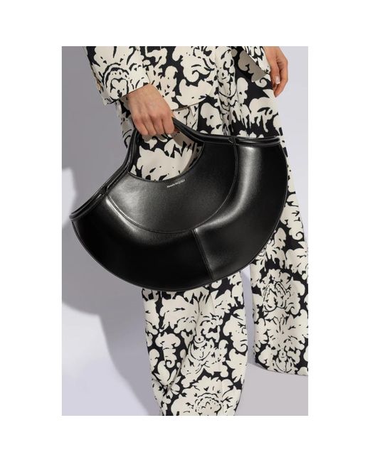 McQueen Black Handbags