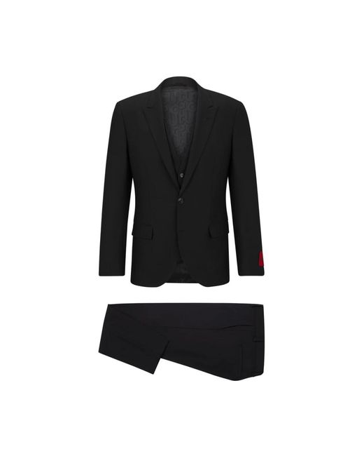 Boss Single breasted suits in Black für Herren