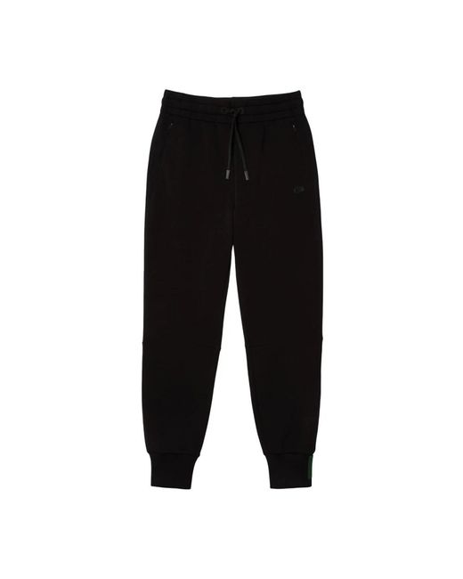 Sweatpants Lacoste de color Black