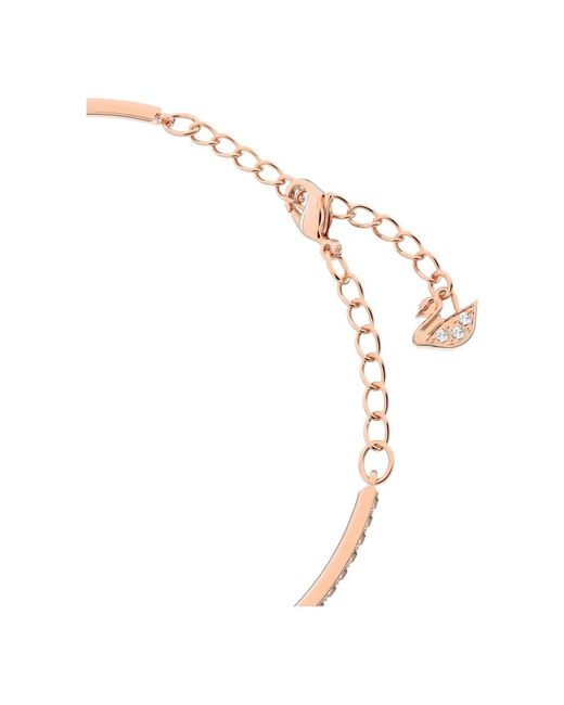 Swarovski Accessoires ,Roze ,Bracelet Una Round Cut in het Metallic