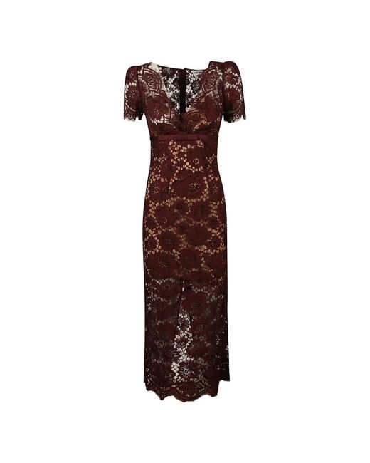 Self-Portrait Party Dresses in het Red