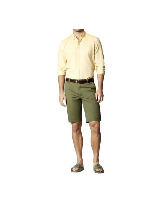 Casual Shorts Meyer de hombre de color Green