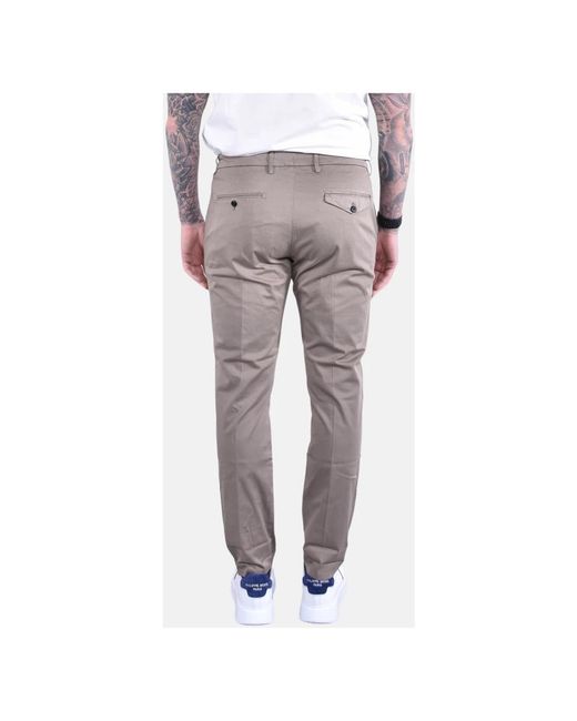 Dondup Gray Chinos for men