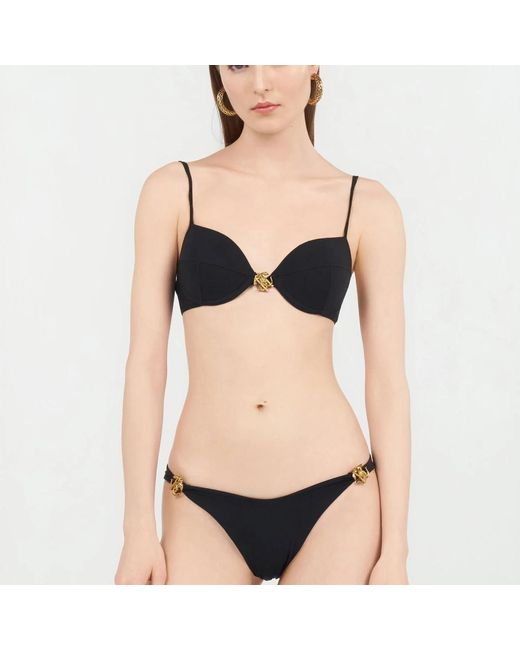 Roberto Cavalli Black Bikinis