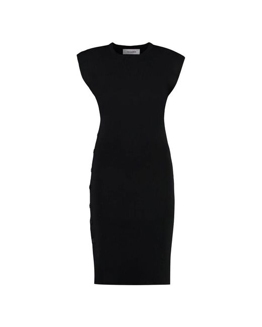 Midi Dresses Yves Salomon en coloris Black