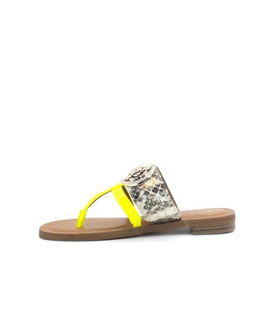 Guess Flip Flop in het Yellow