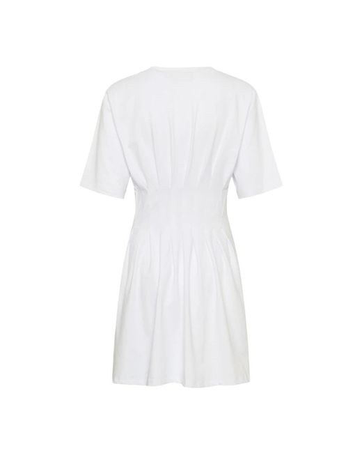 Gestuz White Short Dresses