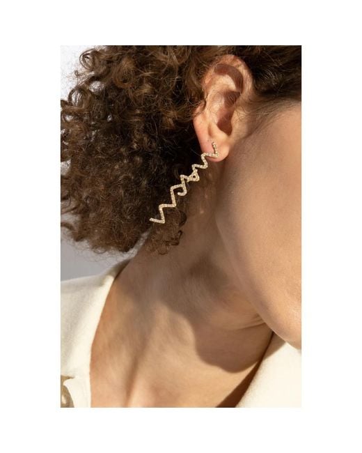 Earrings Marni de color Metallic