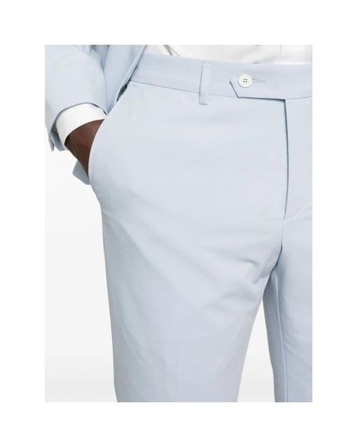 Manuel Ritz Blue Single Breasted Suits for men